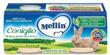 MELLIN OMOGENEIZZATO CONIGLIO 2 X 80 G - Farmaspeed