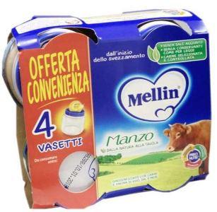 MELLIN OMOGENEIZZATO MANZO 4X80 G - Farmaspeed