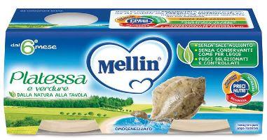 MELLIN OMOGENEIZZATO PLATESSA 2X80 G - Farmaspeed