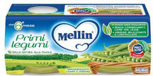 MELLIN OMOGENEIZZATO PRIMI LEGUMI 2 X 80 G - Farmaspeed