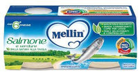 MELLIN OMOGENEIZZATO SALMONE 2 X 80 G - Farmaspeed