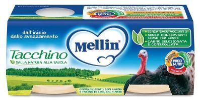 MELLIN OMOGENEIZZATO TACCHINO 2 X 80 G - Farmaspeed