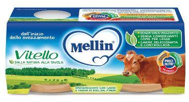 MELLIN OMOGENEIZZATO VITELLO 2 X 120 G - Farmaspeed