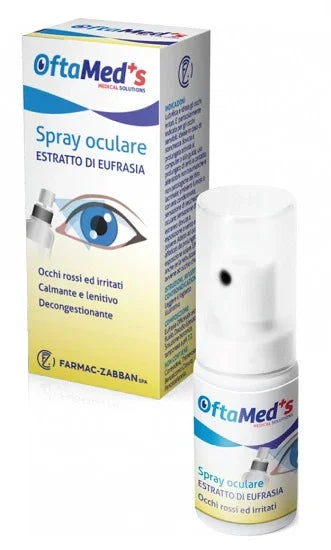 OFTAMED'S SPRAY OCULARE OCCHI ROSSI E IRRITATI ESTRATTO EUFRASIA 10 ML - Farmaspeed