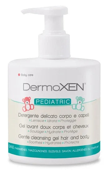 DERMOXEN PEDIATRIC DETERGENTE CORPO & CAPELLI 300 ML - Farmaspeed