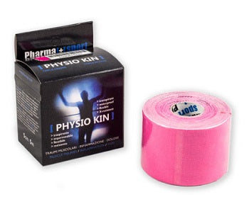 NASTRO NEUROMUSCOLARE ADESIVO ELASTICO PHYSIO KIN ALTEZZA 5 CM LUNGHEZZA 5 M COLORE FUCSIA