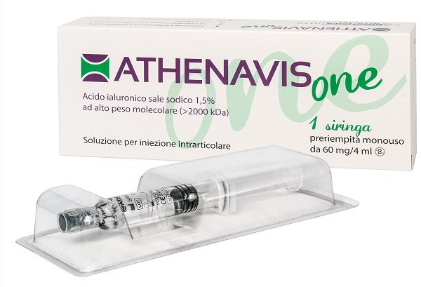 ATHENAVIS ONE INTRA-ARTICULAR SYRINGE HYALURONIC ACID 1.5% 4 ML