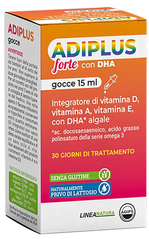 ADIPLUS FORTE CON DHA GOCCE FLACONCINO 15 ML - Farmaspeed