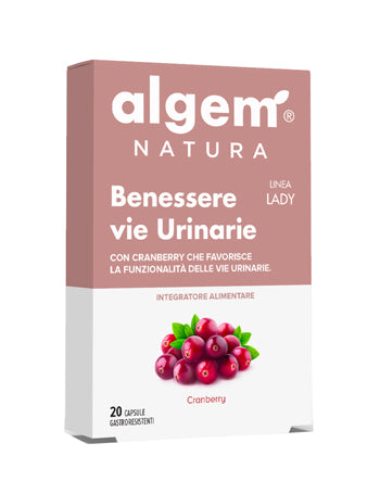 ALGEM LADY URINARY TRACT WELLBEING 20 CAPSULES 710 MG