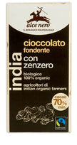 TAVOLETTA DI CIOCCOLATO FONDENTE BIO CON ZENZERO DELL'ECUADOR FAIRTRADE 50 G - Farmaspeed