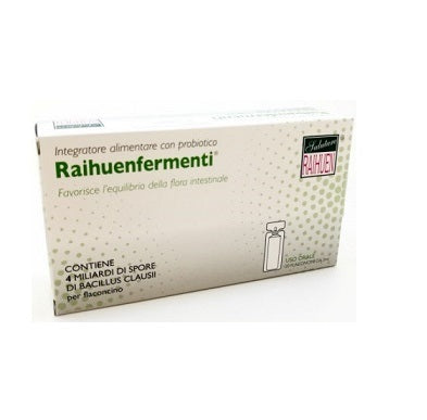 RAIHUEN RAIHUENBACILLUS CLAUSII PROBIOTIC FERMENTS 20 SINGLE-DOSE VIALS OF 5 ML