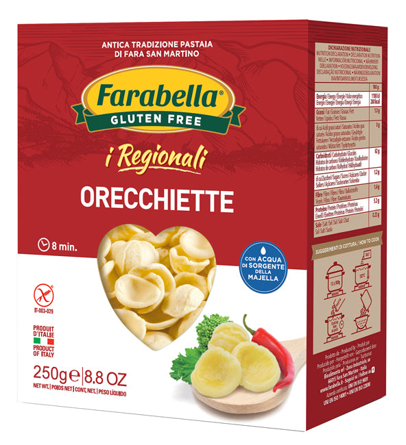 FARABELLA ORECCHIETTE I REGIONALI STABILIZED FRESH PASTA 250 G