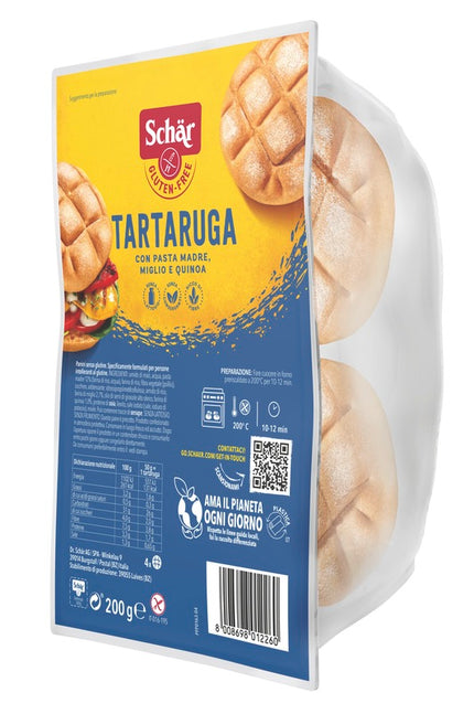 SCHAR TURTLE BREAD WITHOUT LACTOSE 200 G