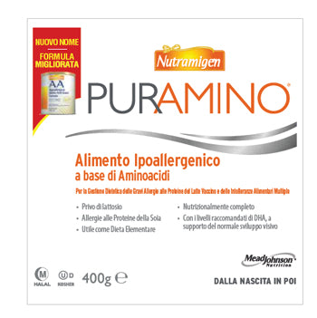 NUTRAMIGEN PURAMINO BARATTOLO 400 G
