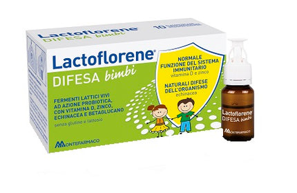 LACTOFLORENE CHILDREN'S DEFENSE 10 BOTTLES 100 ML