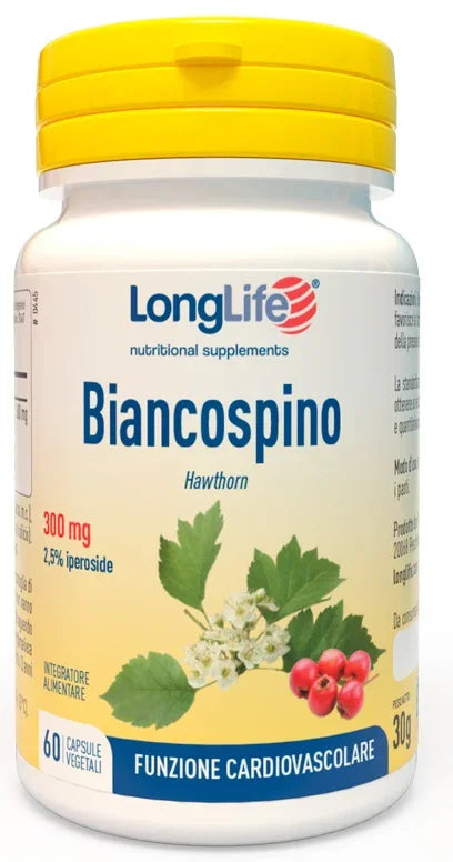 LONGLIFE BIANCOSPINO 60 CAPSULE VEGETALI - Farmaspeed