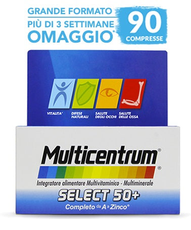 MULTICENTRUM SELECT 50+ 90 TABLETS