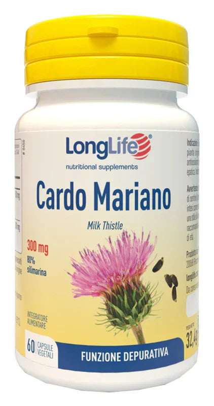 LONGLIFE CARDO MARIANO 60 CAPSULE VEGETALI - Farmaspeed
