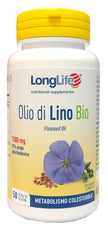 LONGLIFE OLIO DI LINO BIO 50 PERLE DI GELATINA