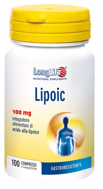 LONGLIFE LIPOIC 100 MG 100 CAPSULE RIVESTITE DA 400 MG