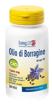 LONGLIFE OLIO BORRAGINE BIO 50 PERLE IN GELATINA - Farmaspeed