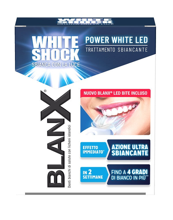 BLANX WHITE SHOCK WHITENING TREATMENT POWER WHITE 30 ML + LED BITE