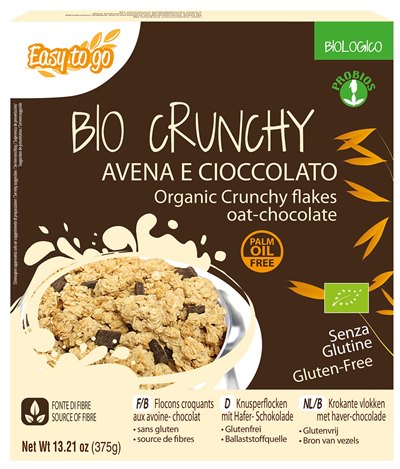 EASY TO GO BIO CRUNCHY OATS AND CHOCOLATE 375 G