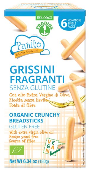 PANITO GRISSINI FRAGRANTI SENZA GLUTINE 180 G