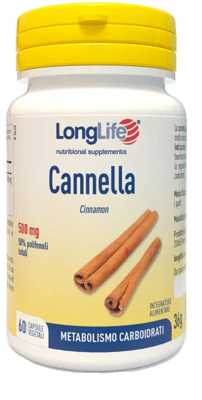 LONGLIFE CANNELLA 60 CAPSULE - Farmaspeed
