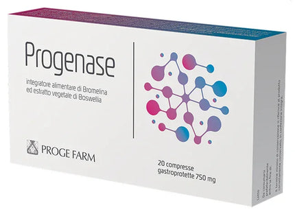 PROGENASE 20 COMPRESSE GASTROPROTETTE - Farmaspeed