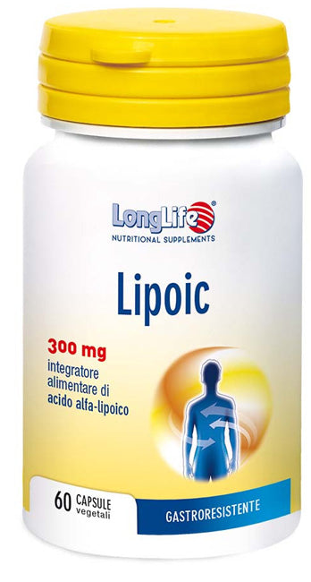 LONGLIFE LIPOIC 300 MG 60 VEGETABLE CAPSULES OF 500 MG