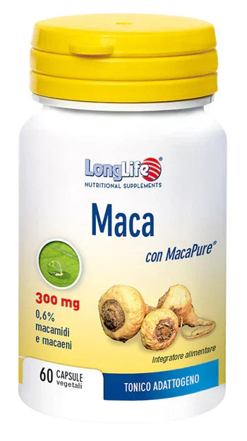 LONGLIFE MACA 60 CAPSULE VEGETALI DA 550 MG - Farmaspeed