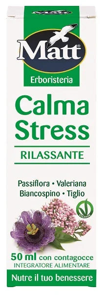 MATT ERBORISTERIA CALMA STRESS RILASSANTE GOCCE 50 ML - Farmaspeed