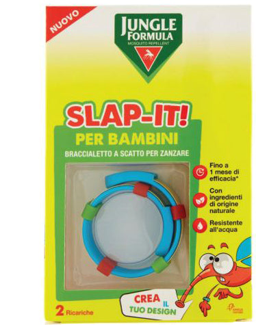 JUNGLE FORMULA SLAP-IT MOSQUITO REPELLENT BRACELET FOR CHILDREN + 2 REFILLS