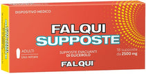 SUPPOSITORIES FALQUI 18 SUPPOSITORIES WITH GLYCERIN 2500MG ADULTS