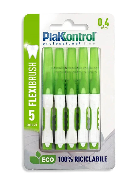 PLAKKONTROL SCOVOLINO INTERDENTALE FLEXI BRUSH04 BLISTER 5 PEZZI - Farmaspeed