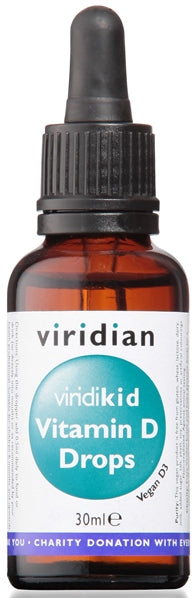 VIRIDIAN VIRIDIKID VITAMIN D3 400UI DROPS 30ML