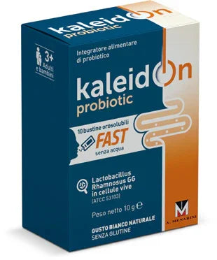 KALEIDON PROBIOTIC FAST BIANCO NATURALE 10 BUSTE OROSOLUBILI - Farmaspeed