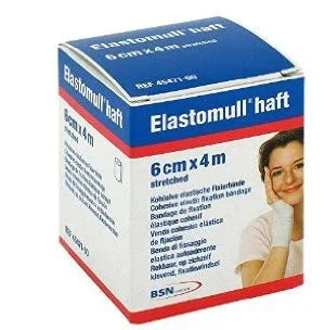BENDA ELASTICA AUTOADESIVA ELASTOMULL HAFT COMPRESSIONE FORTE 6X400 CM - Farmaspeed