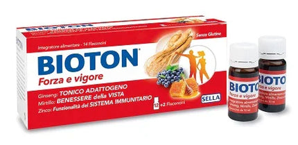BIOTON GINSENG FORZA VIG 14 FLACONCINI - Farmaspeed