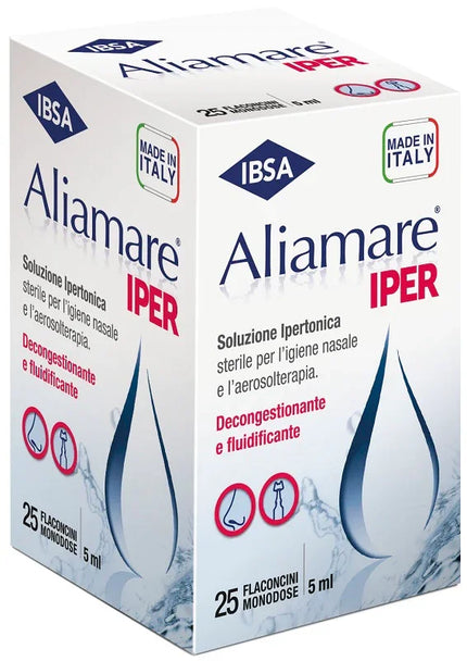 ALIAMARE IPER 25 FLACONCINI IPERTONICI DA 5 ML - Farmaspeed