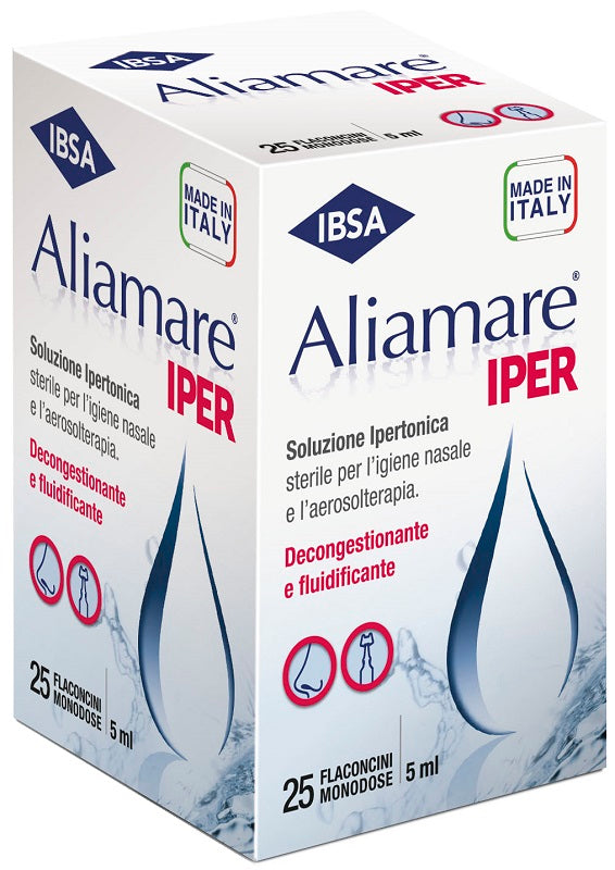 ALIAMARE IPER 25 FLACONCINI IPERTONICI DA 5 ML