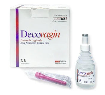 DECOVAGIN 5 FLACONI DA 100 ML + 5 CANNULE MONOUSO - Farmaspeed