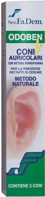ODOBEN CONO PER PULIZIA AURICOLARE 2 PEZZI