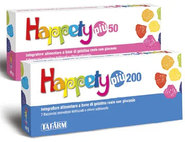 HAPPETY PIU 50 7 FLACONCINI 50 MG - Farmaspeed