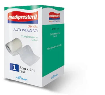 BENDA ADESIVA MEDIPRESTERIL 8X400 CM - Farmaspeed