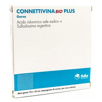 CONNETTIVINABIO PLUS GARZA 10 X 10 CM 10 PEZZI - Farmaspeed