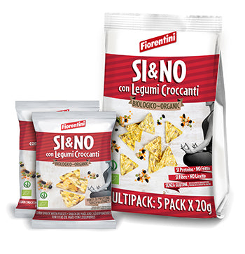 BIO SI & NO CRISPY LEGUMES 5 X 20 G