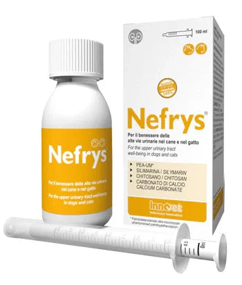 NEFRYS VEG 100 100 ML CON SIRINGA DOSATRICE ALIMENTO COMPLEMENTARE PER CANI E GATTI - Farmaspeed