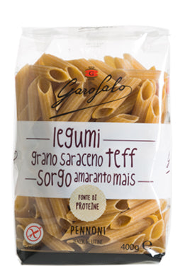 GAROFALO PENNONI GLUTEN FREE PASTA LEGUMES AND CEREALS 400 G
